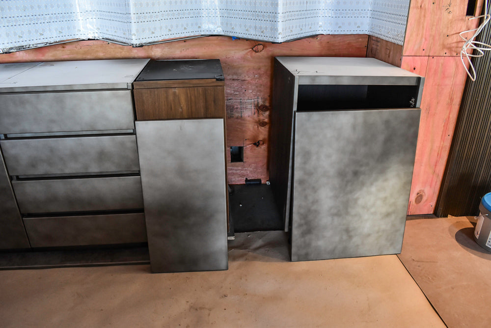 Arditi Collection Modern Brown Washed Wet Bar