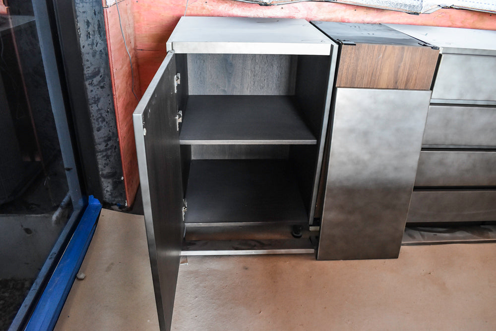 Arditi Collection Modern Brown Washed Wet Bar