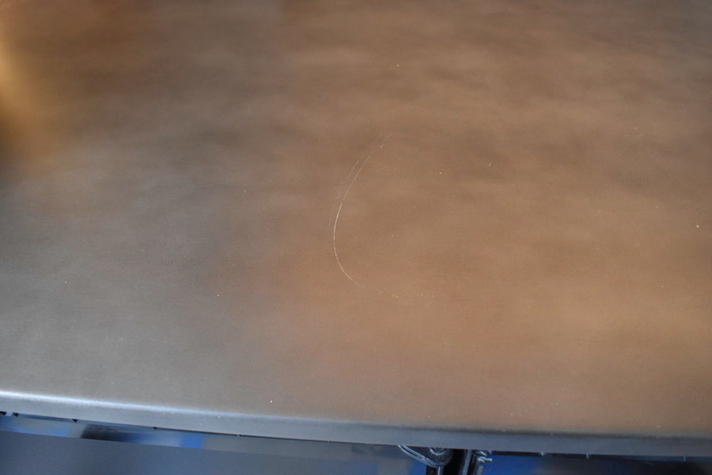 Arditi Collection Modern Brown Washed Wet Bar with Metal Countertop