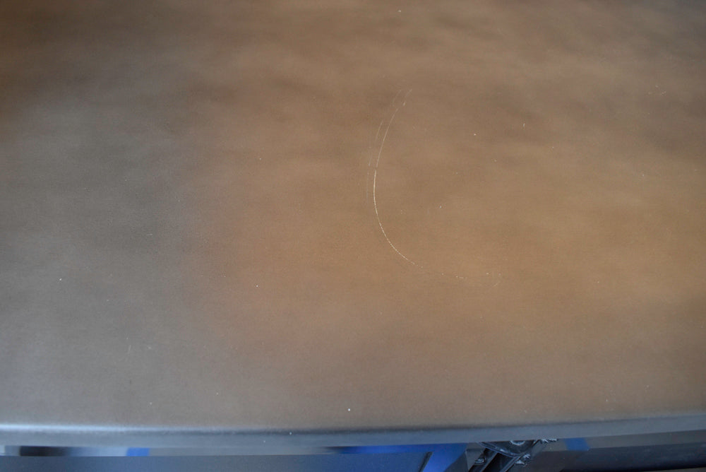 Arditi Collection Modern Brown Washed Wet Bar with Metal Countertop