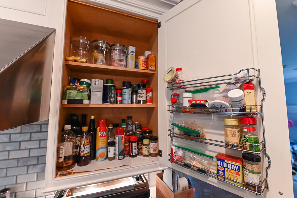 Craft-Maid Custom Cabinetry Traditional White Kitchen with Grey Island and Appliances