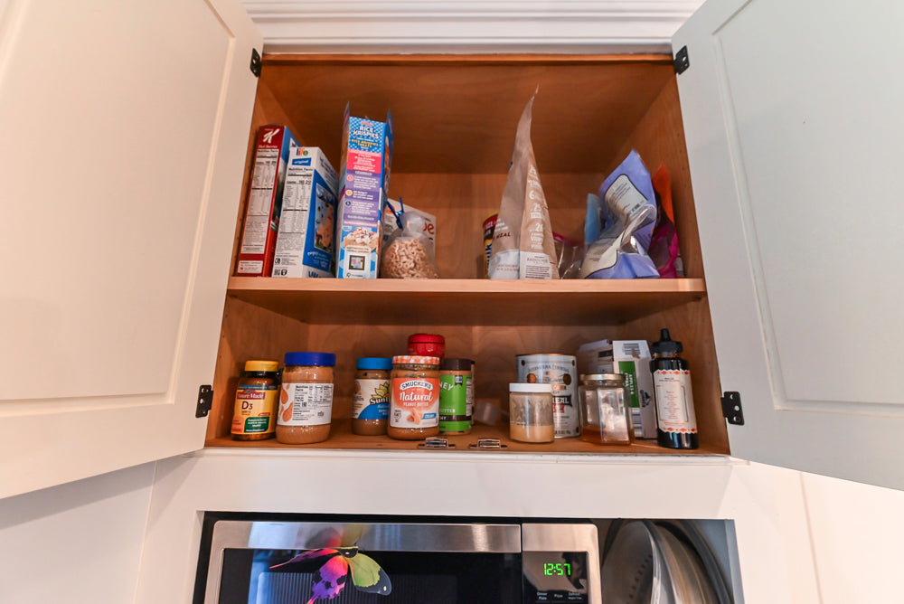 Craft-Maid Custom Cabinetry Traditional White Kitchen with Grey Island and Appliances