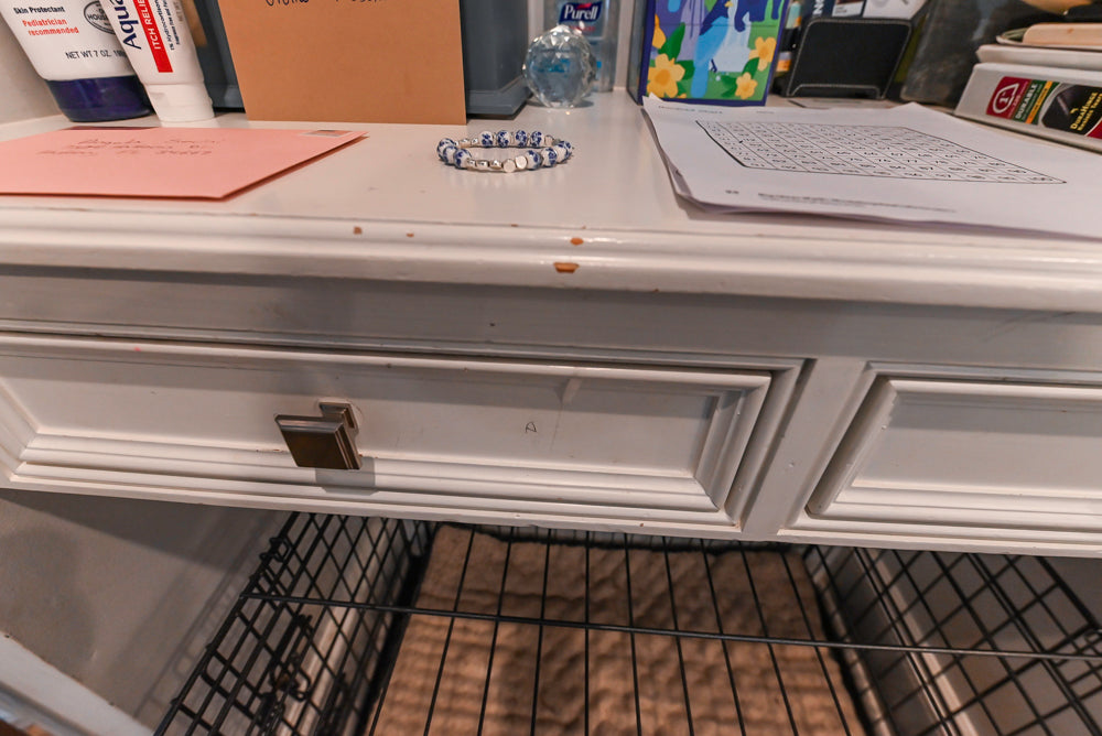 Craft-Maid Custom Cabinetry Traditional White Kitchen with Grey Island and Appliances