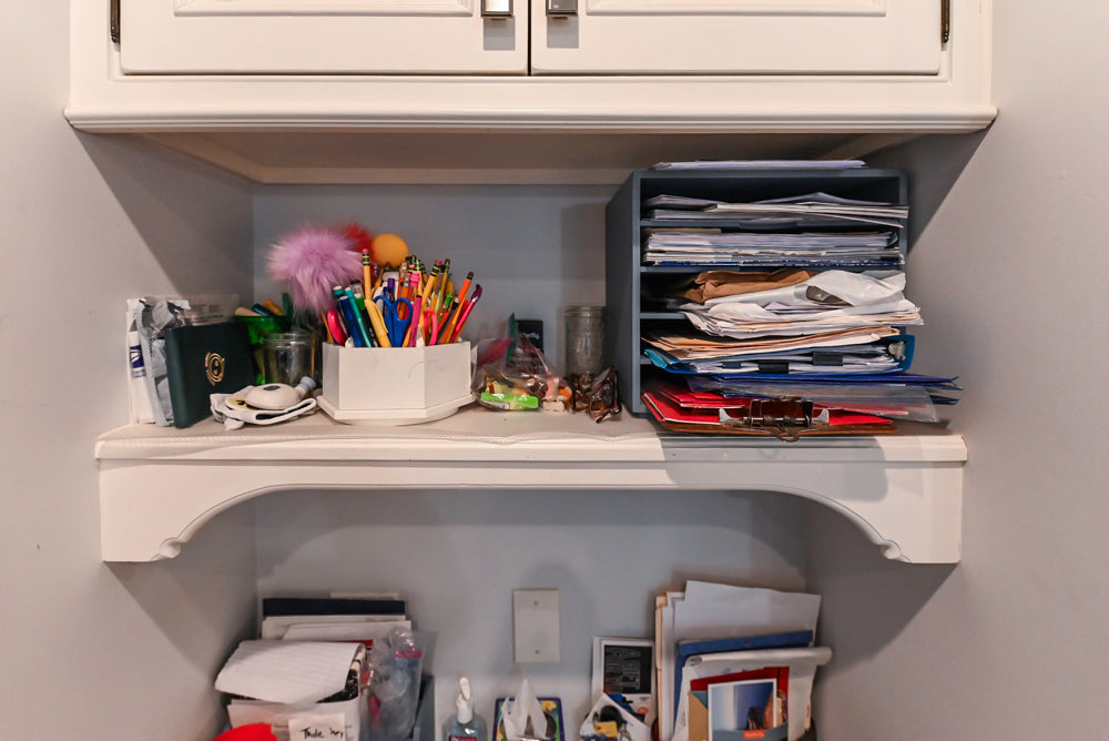 Craft-Maid Custom Cabinetry Traditional White Kitchen with Grey Island and Appliances