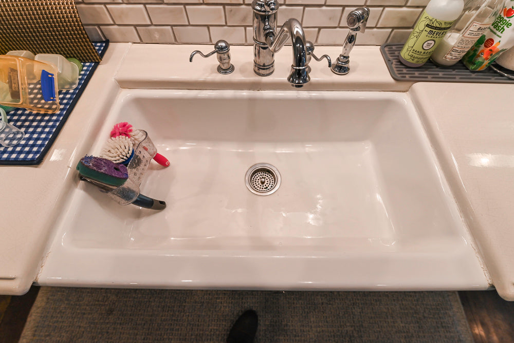 Craft-Maid Custom Cabinetry Traditional White Kitchen with Grey Island and Appliances