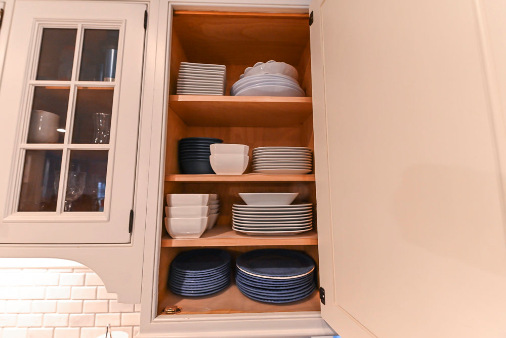 Craft-Maid Custom Cabinetry Traditional White Kitchen with Grey Island and Appliances
