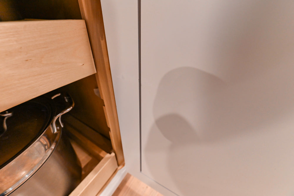 Traditional White Kitchen with Island, Granite Countertops & High-End Appliances