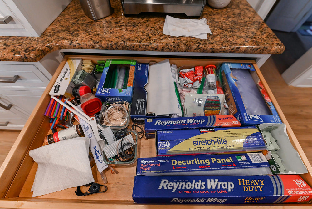 Traditional White Kitchen with Island, Granite Countertops & High-End Appliances