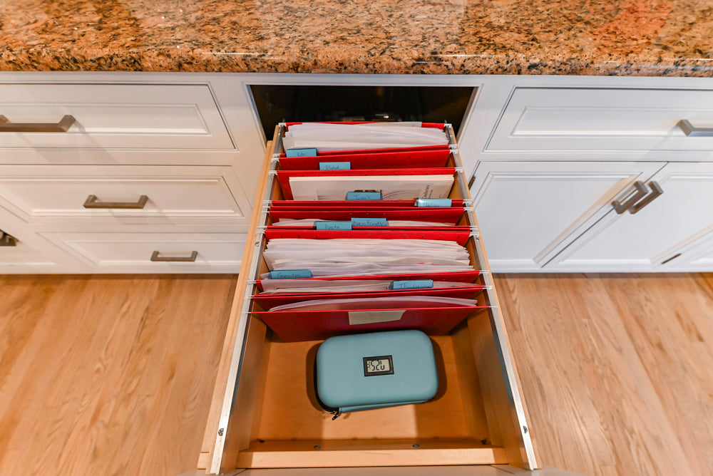 Traditional White Kitchen with Island, Granite Countertops & High-End Appliances
