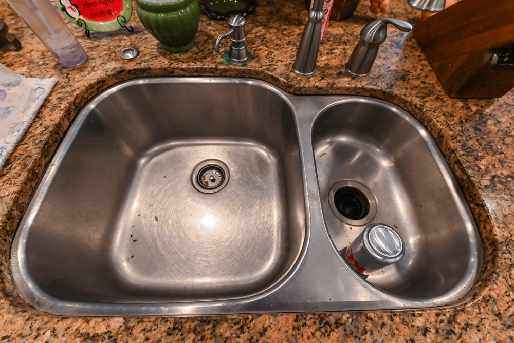 Traditional White Kitchen with Island, Granite Countertops & High-End Appliances