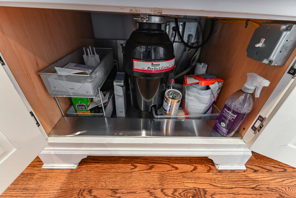 Traditional White Kitchen with Marble Top Island, Desk Area & Luxe Appliances