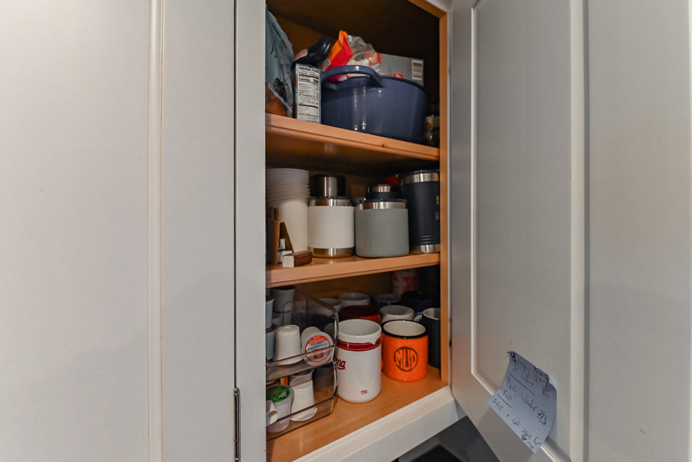 Traditional White Kitchen with Marble Top Island, Desk Area & Luxe Appliances