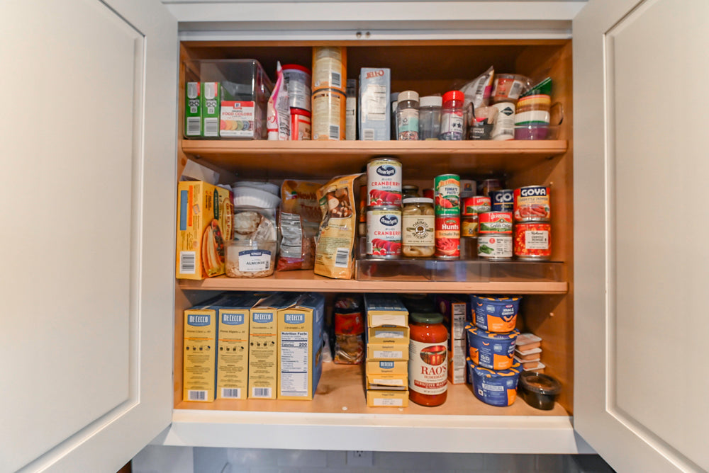 Traditional White Kitchen with Marble Top Island, Desk Area & Luxe Appliances