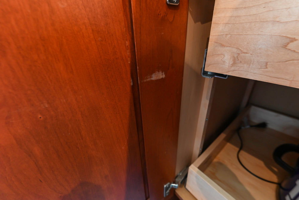 Wood-Mode Traditional Wooden Kitchen with Island, Granite Countertops & Luxe Appliances