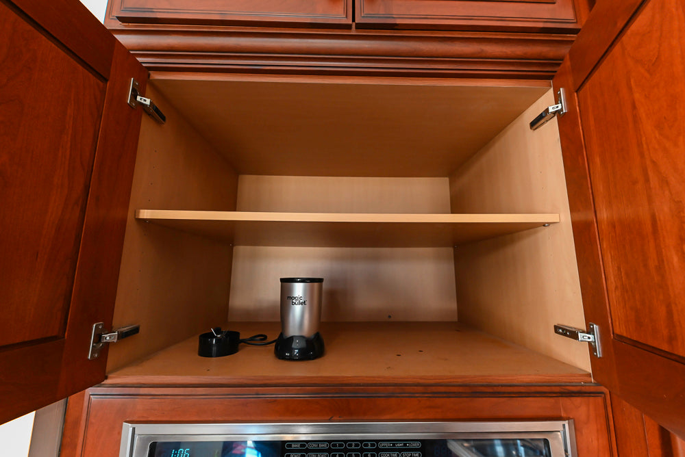 Wood-Mode Traditional Wooden Kitchen with Island, Granite Countertops & Luxe Appliances