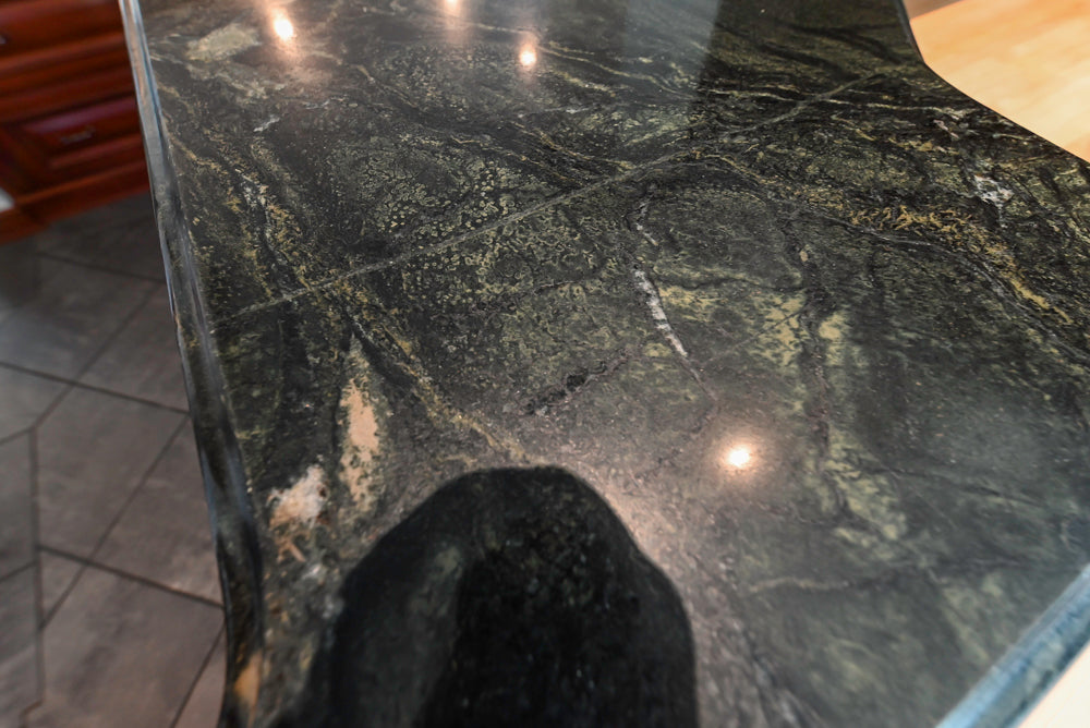 Wood-Mode Traditional Wooden Kitchen with Island, Granite Countertops & Luxe Appliances