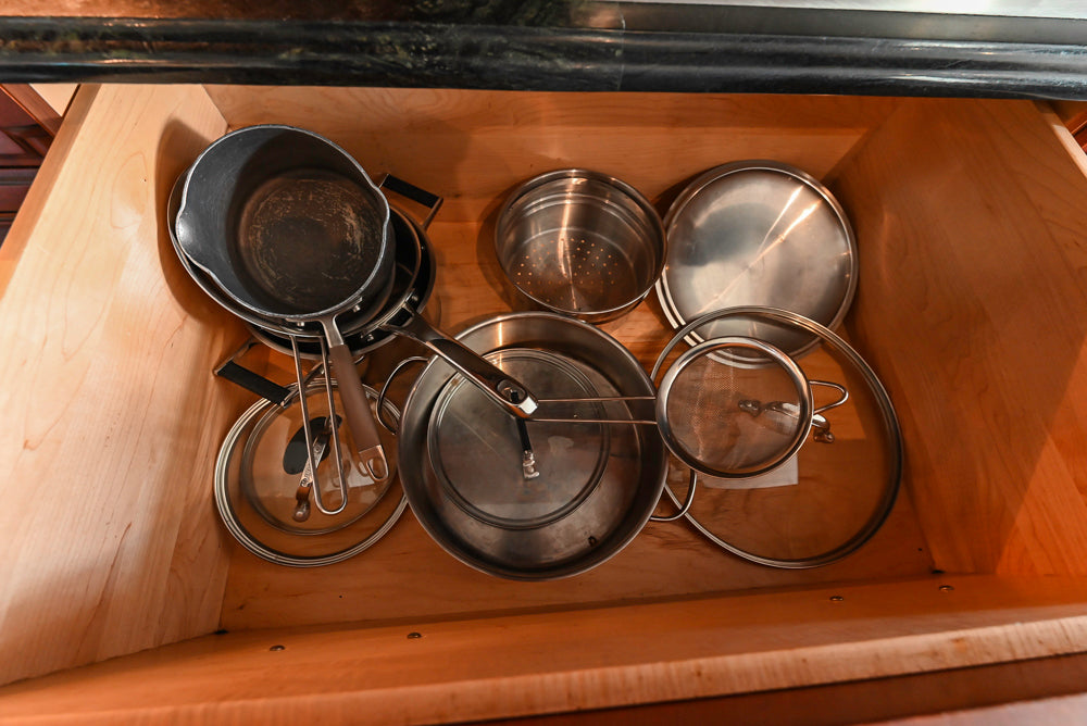 Wood-Mode Traditional Wooden Kitchen with Island, Granite Countertops & Luxe Appliances