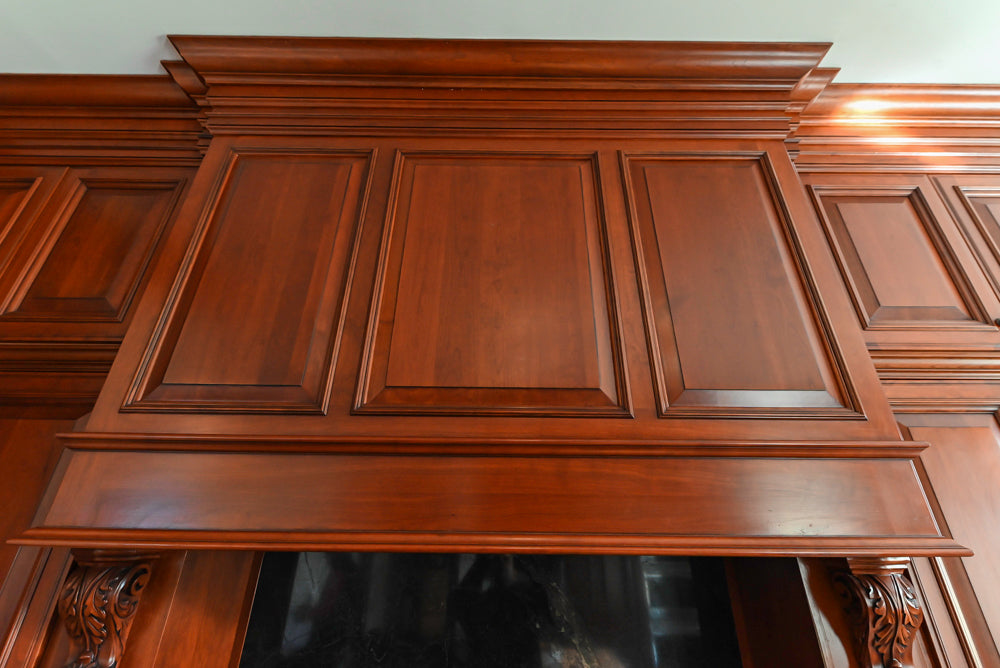 Wood-Mode Traditional Wooden Kitchen with Island, Granite Countertops & Luxe Appliances
