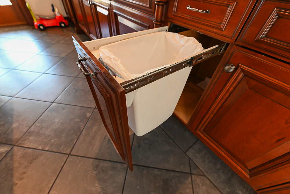 Wood-Mode Traditional Wooden Kitchen with Island, Granite Countertops & Luxe Appliances