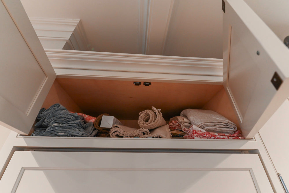 Large Traditional White Kitchen with Island, Stone Countertops & Desk Area