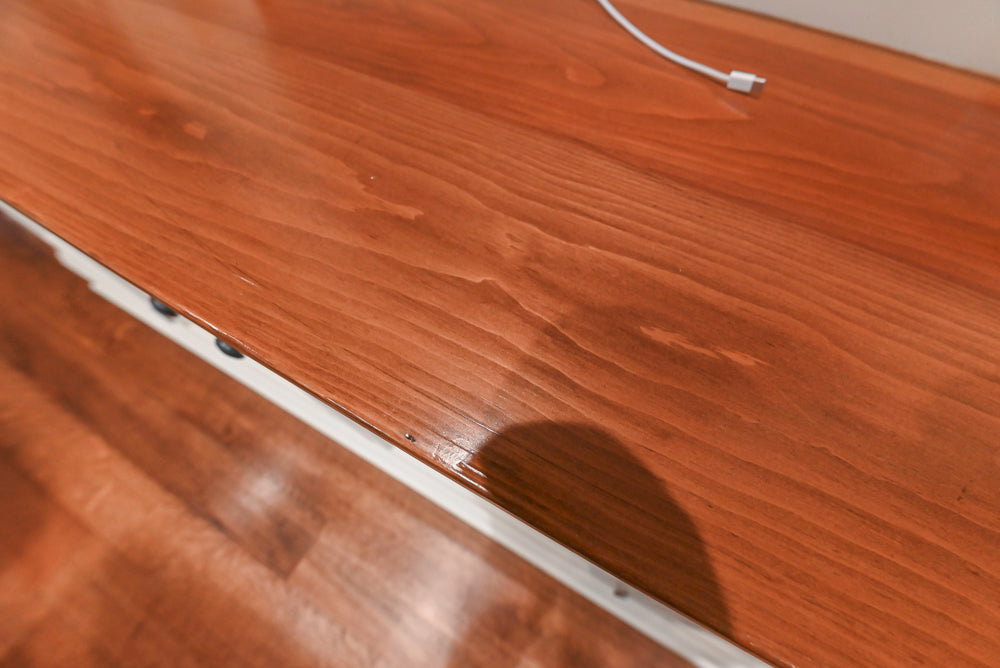 Large Traditional White Kitchen with Island, Stone Countertops & Desk Area