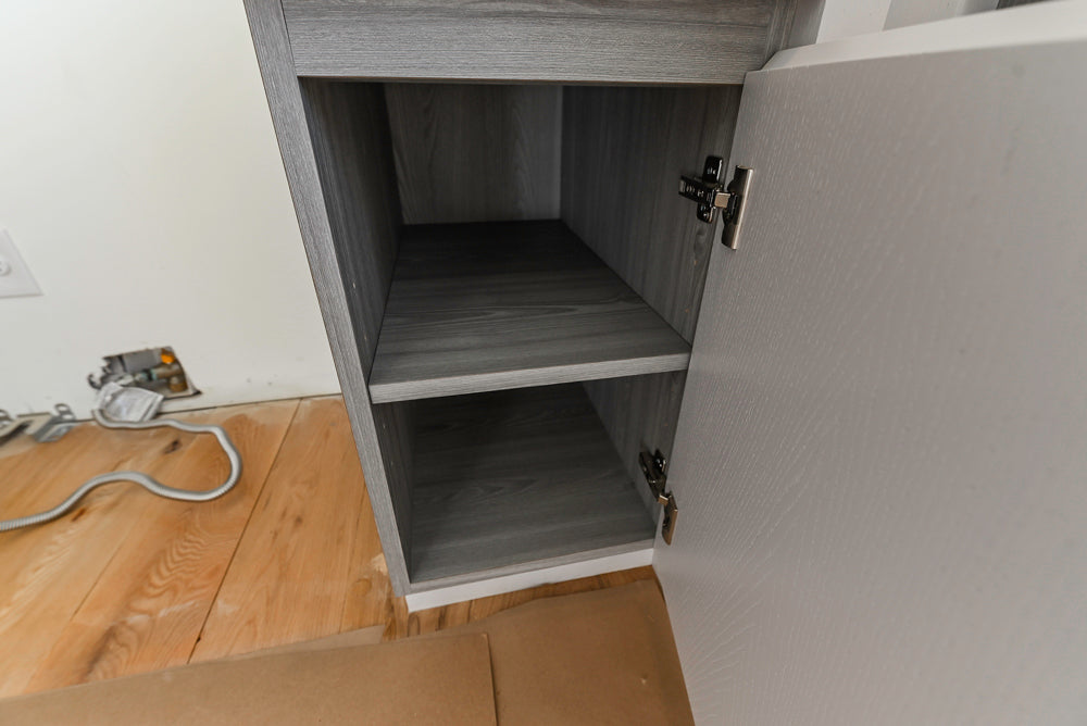 Large White Modern Kitchen with Island and Quartz Countertops