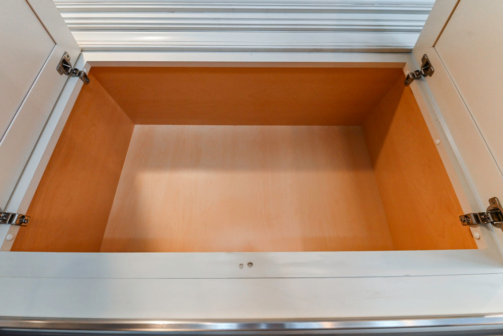 Schrock Traditional Cream Kitchen with Island and Granite Countertops