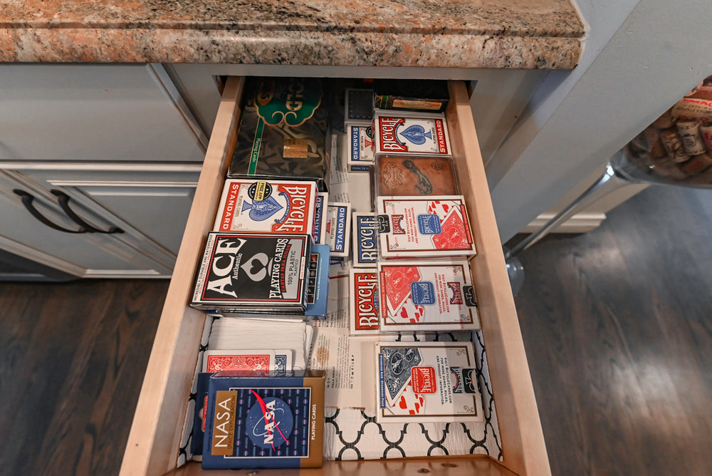Schrock Traditional Cream Butler's Pantry with Granite Countertops