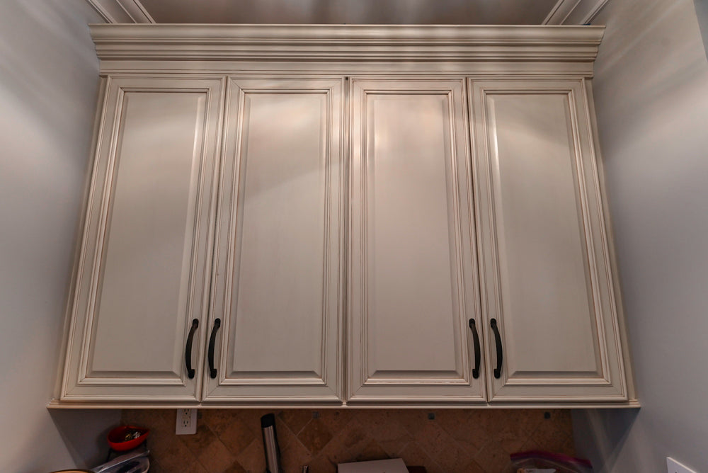 Schrock Traditional Cream Butler's Pantry with Granite Countertops