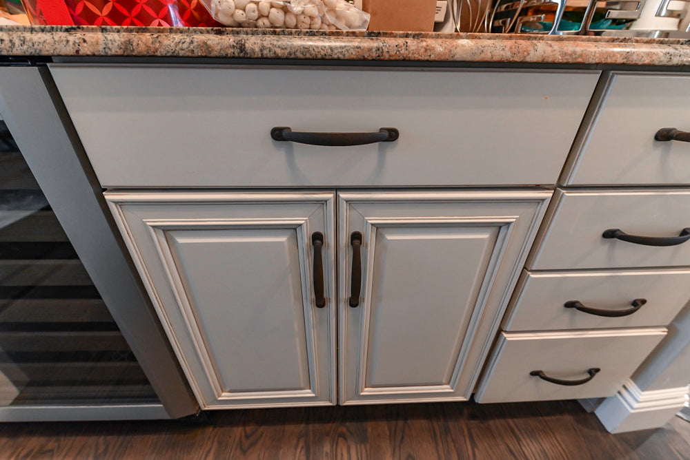 Schrock Traditional Cream Butler's Pantry with Granite Countertops