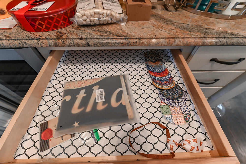 Schrock Traditional Cream Butler's Pantry with Granite Countertops