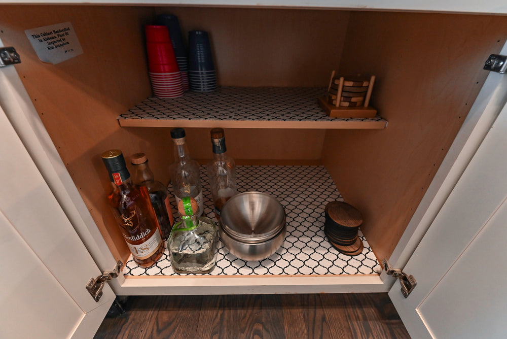 Schrock Traditional Cream Butler's Pantry with Granite Countertops