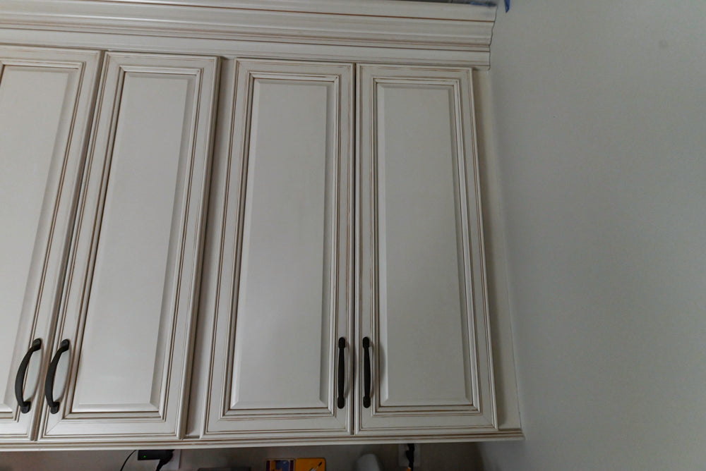 Schrock Traditional Cream Wet Bar with Granite Countertops