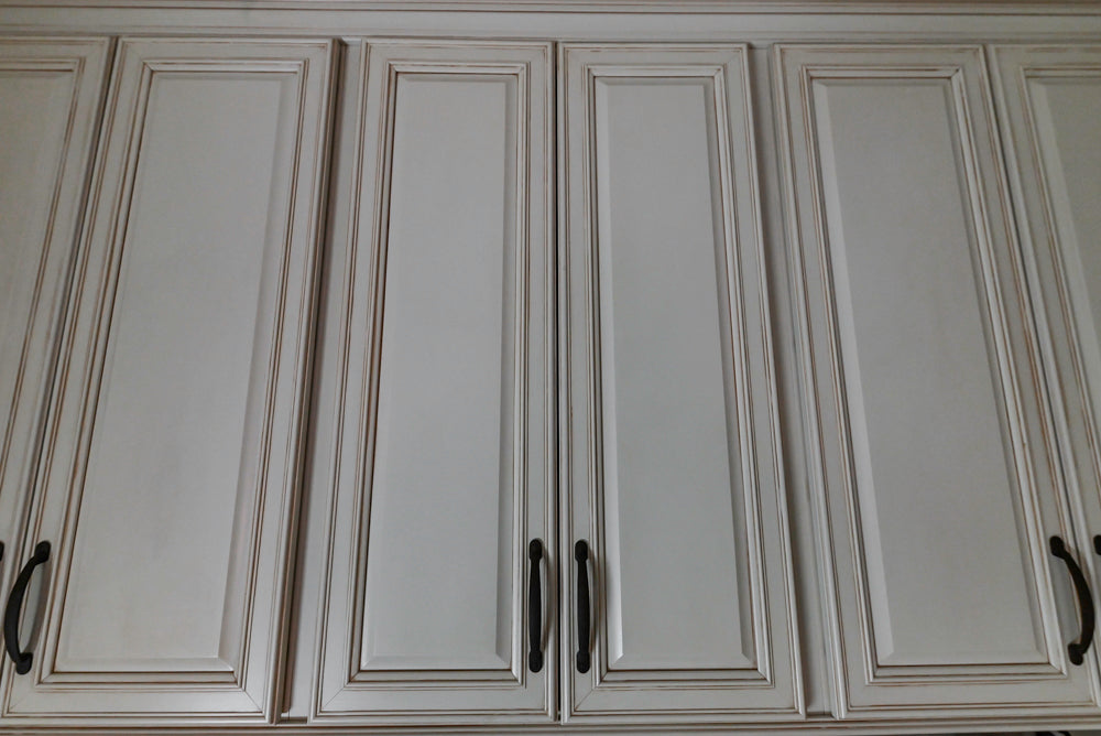 Schrock Traditional Cream Wet Bar with Granite Countertops