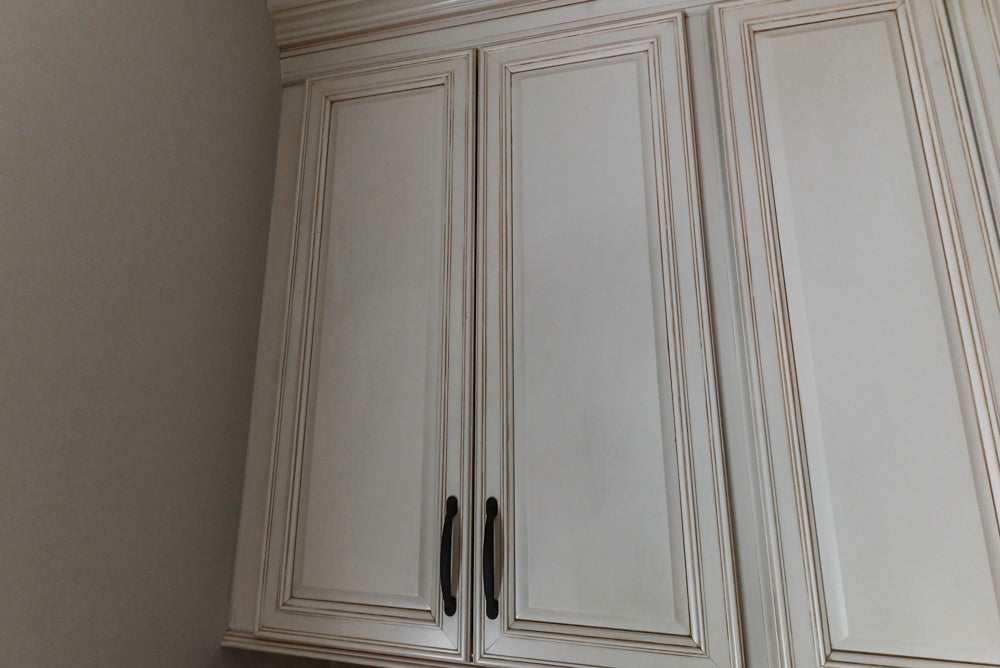 Schrock Traditional Cream Wet Bar with Granite Countertops