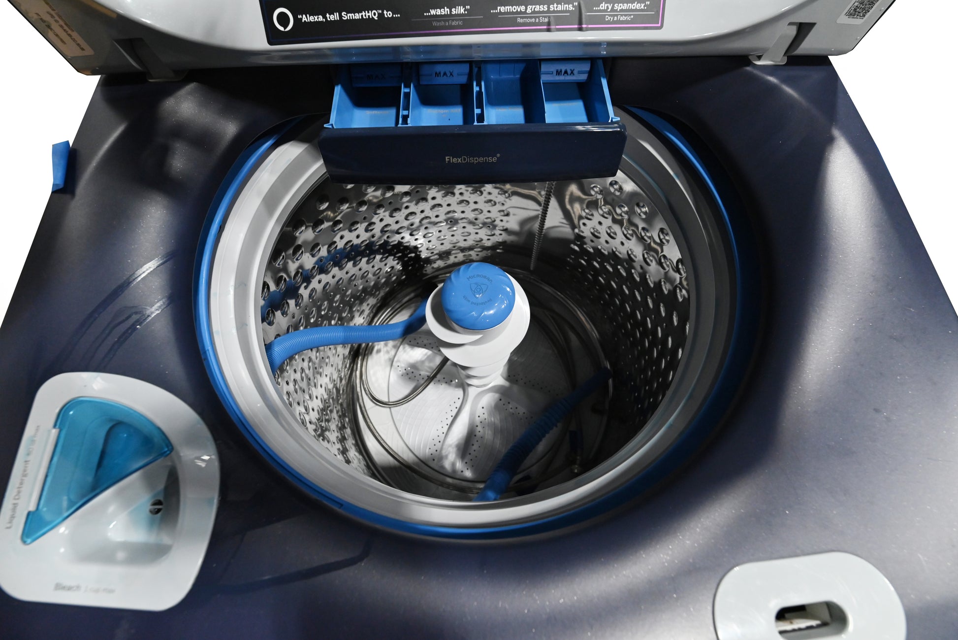 GE Profile PTW905BPTRS 28" Sapphire Blue Top Load Smart Washer