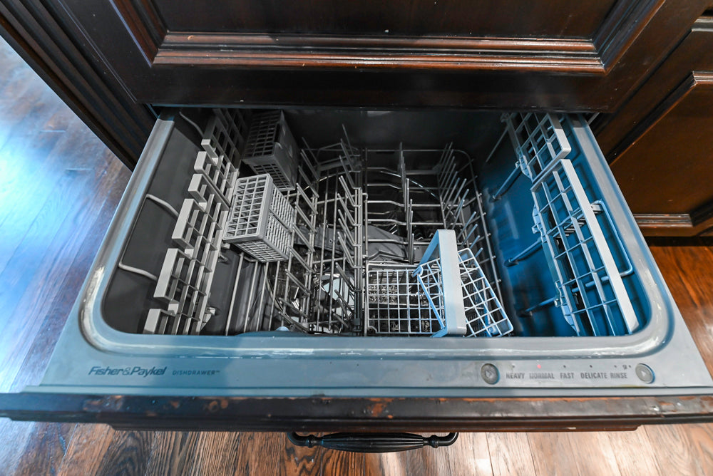 Kitchen Craft Traditional White Kitchen with Island, Granite Countertops & Appliances