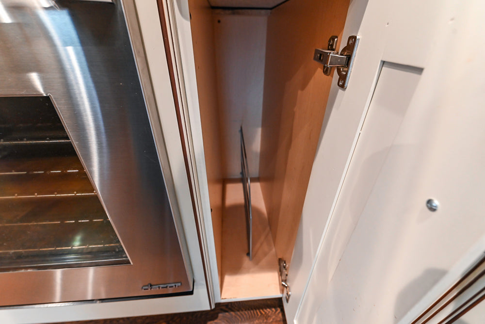 Kitchen Craft Traditional White Kitchen with Island, Granite Countertops & Appliances