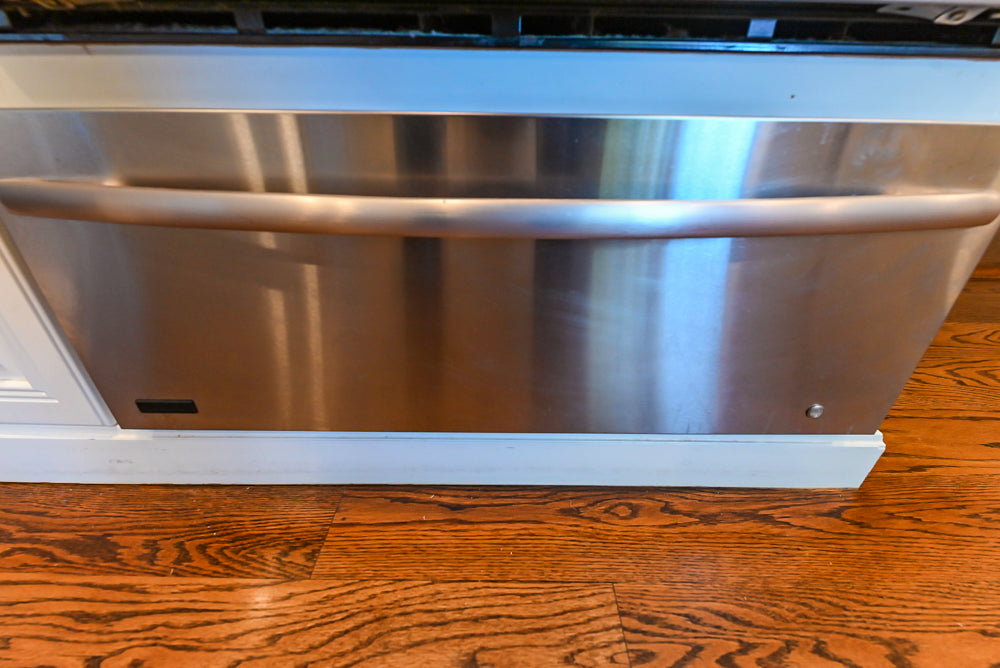 Traditional White Kitchen with Desk Area