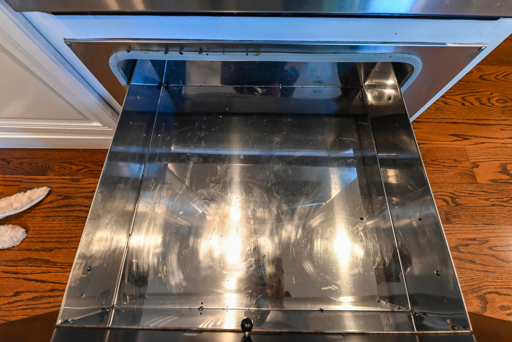 Traditional White Kitchen with Desk Area