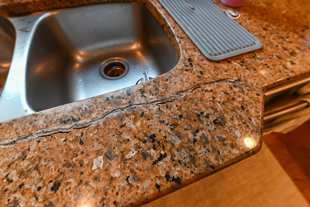 Traditional White Kitchen with Desk Area