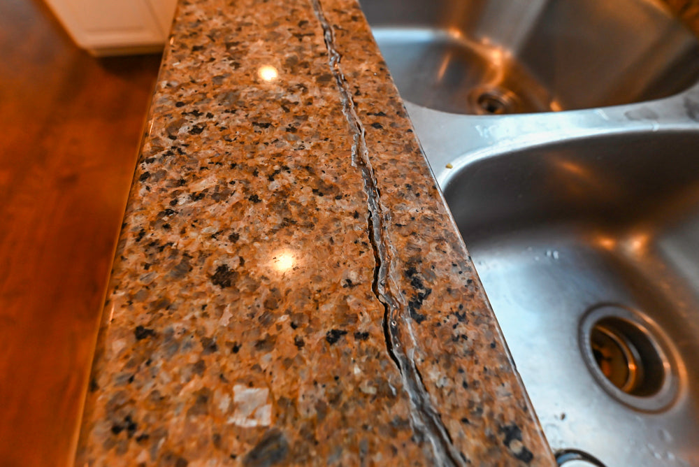 Traditional White Kitchen with Desk Area
