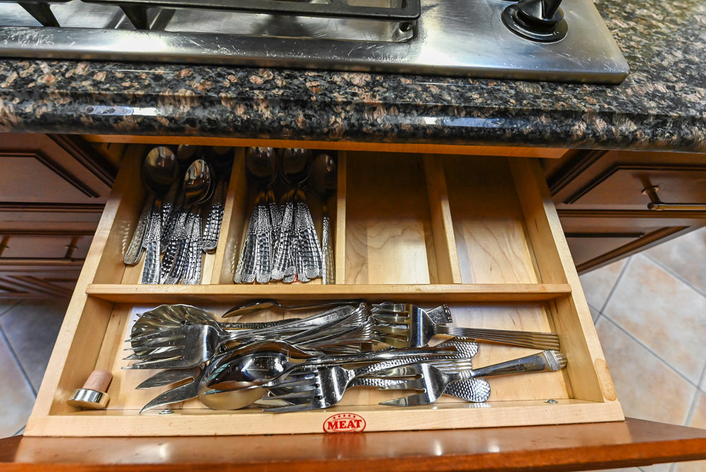 Millbrook Custom Traditional Cream Kitchen with Island, Granite Countertops & Appliances
