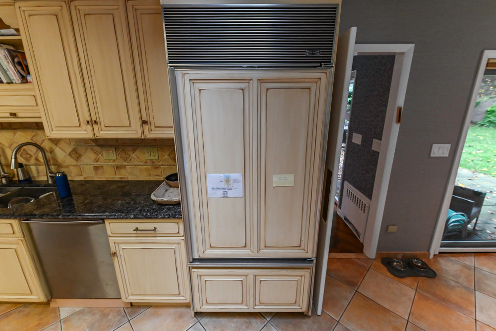 Millbrook Custom Traditional Cream Kitchen with Island, Granite Countertops & Appliances