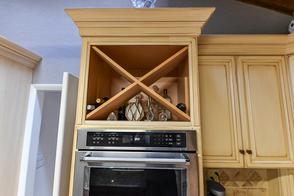 Millbrook Custom Traditional Cream Kitchen with Island, Granite Countertops & Appliances