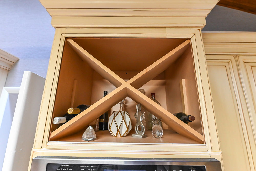Millbrook Custom Traditional Cream Kitchen with Island, Granite Countertops & Appliances