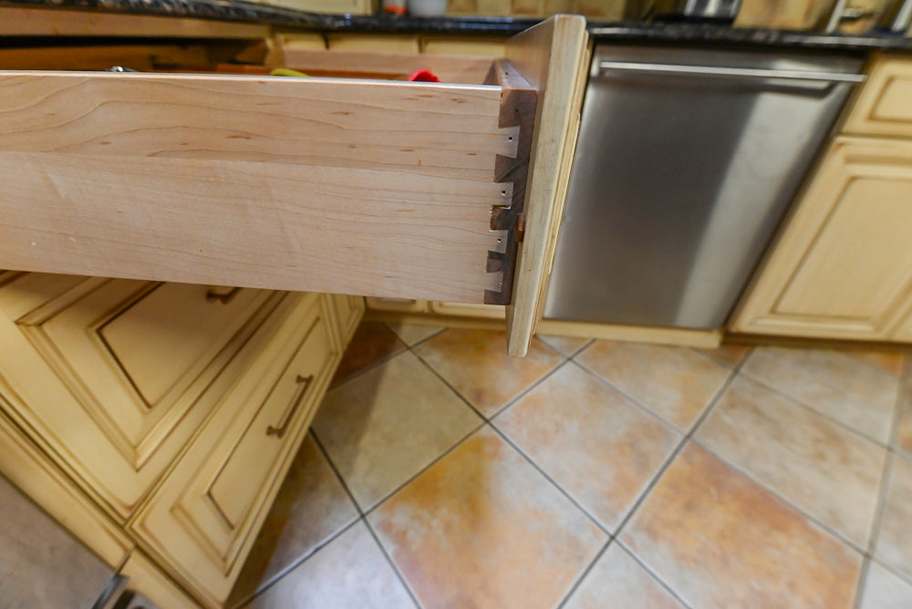 Millbrook Custom Traditional Cream Kitchen with Island, Granite Countertops & Appliances