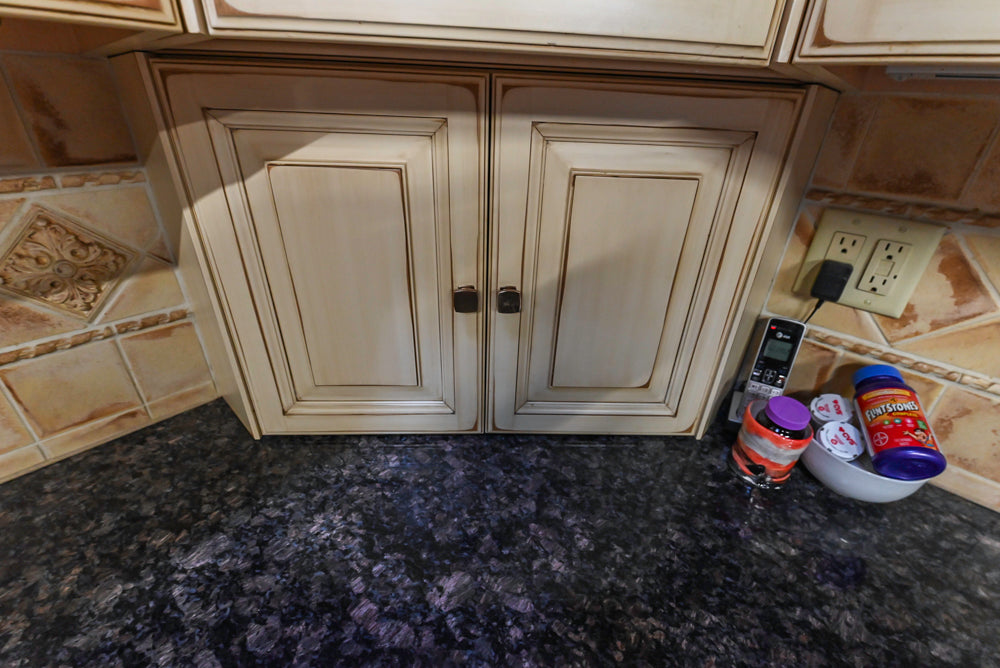 Millbrook Custom Traditional Cream Kitchen with Island, Granite Countertops & Appliances