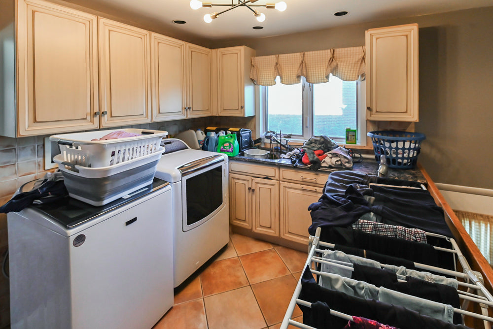 Millbrook Custom Traditional Cream Laundry Room with Sink