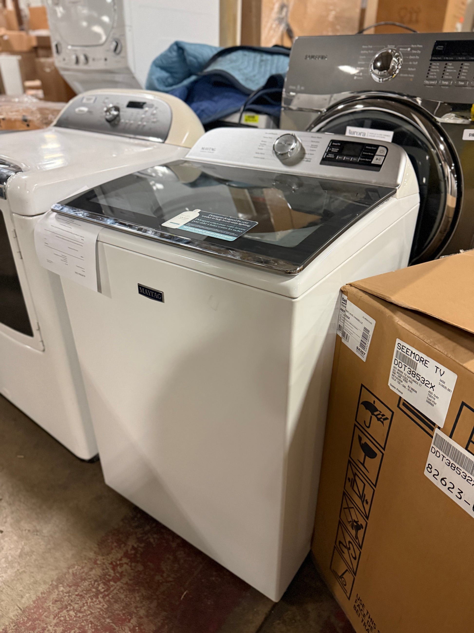 Maytag MVW7232HW 27" White Top Load Smart Washer